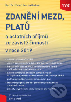 Zdanění mezd, platů - Petr Pelech,  Iva Rindová, ANAG, 2019