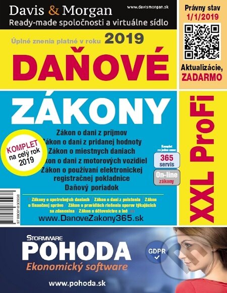 E-kniha: Daňové zákony 2019 (DonauMedia)