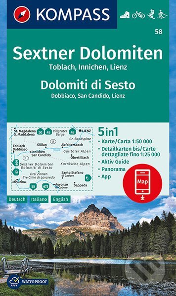 Sextner Dolomiten / Dolomiti di Sesto, Kompass, 2019