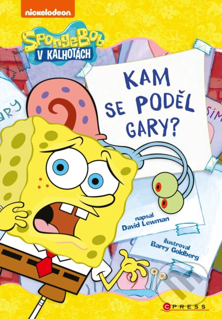 SpongeBob: Kam se poděl Gary? - David Lewman, Barry Goldberg (ilustrácie), CPRESS, 2019