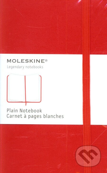 Moleskine - malý čistý zápisník (červený), Moleskine