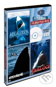 Megalondon, Otvorené more, Žraloky (kolekcia - 3 DVD), Magicbox
