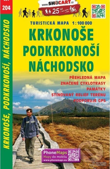 Krkonoše, Podkrkonoší, Náchodsko 1:100 000, SHOCart, 2004