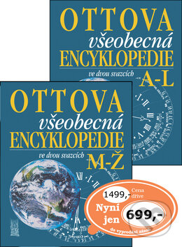 Ottova všeobecná encyklopedie ve dvou svazcích A - L, M - Ž - Kolektív autorov, Ottovo nakladatelství