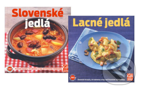 Slovenské jedlá + Lacné jedlá (komplet) - Lenka Čileková, Veronika Lucáková, Ringier Axel Springer Slovakia, 2008