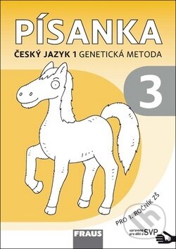 Písanka 1/3 Český jazyk 1 Genetická metoda - Karla Černá, Jiří Havel, Martina Grycová, Fraus, 2017