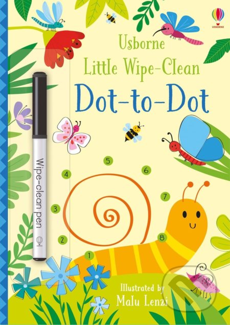 Little Wipe-Clean Dot-to-Dot - Kirsteen Robson, Malu Lenzi (Ilustrátor), Usborne, 2019