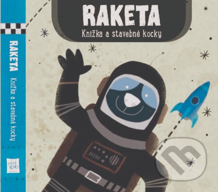 Knižka a stavebné kocky: Raketa, YoYo Books, 2019