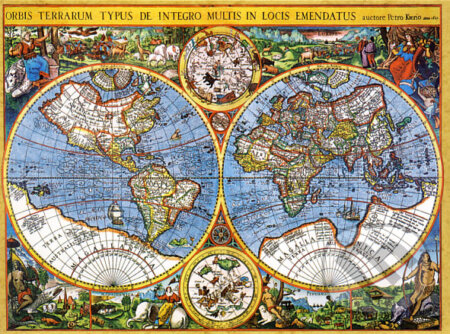 Kópia: &quot;Mapa sveta 1607&quot;, Castorland