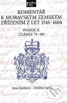 Kniha Komentář k moravským zemským zřízením z let 1516-1604