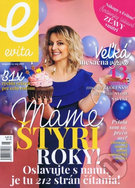 Evita magazín 05/2019, MAFRA Slovakia, 2019