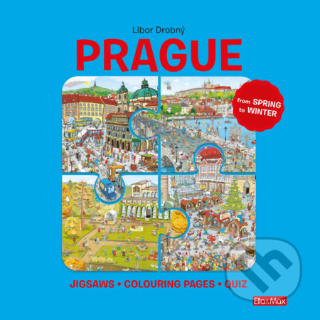 Prague (from sprig to winter) (Jigsaws - Colouring pages - Quizzes) - kniha z kategorie Pro děti