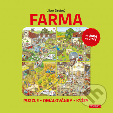 Farma (Puzzle, omalovánky, kvízy) - Libor Drobný - kniha z kategorie Pro děti