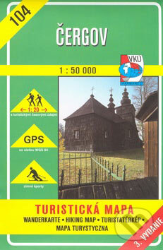 Čergov 1:50 000 (turistická mapa č. 104) - Kolektív autorov