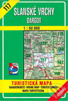 Slanské vrchy - Dargov 1:50 000 (turistická mapa č. 117)