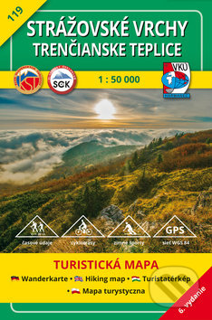 Strážovské vrchy - Trenčianske Teplice 1:50 000, VKÚ Harmanec, 2017