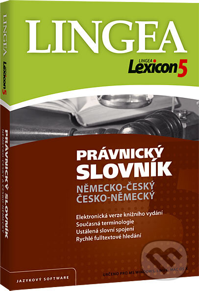 Lexicon 5: Německo-český a česko-německý právnický slovník, Lingea, 2008