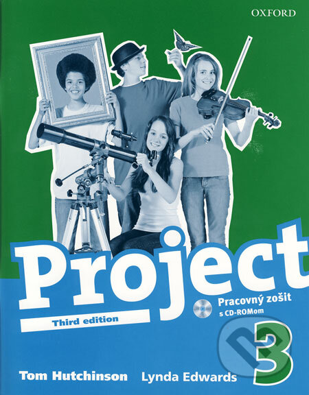 Project 3 - Pracovný zošit  s CD - ROMom - Tom Hutchinson, Lynda Edwards, Oxford University Press, 2008