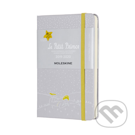Moleskine – 18-mesačný plánovací diár sivý Le Petit Prince 2019/2020, Moleskine, 2019