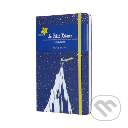 Moleskine – 18-mesačný plánovací diár modrý Le Petit Prince 2019/2020, Moleskine, 2019