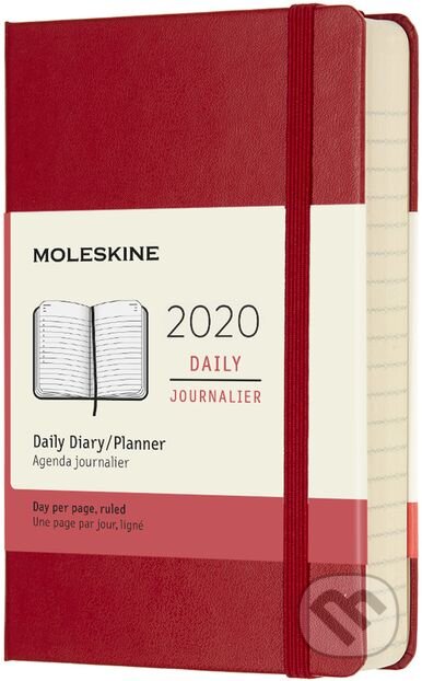 Moleskine – 12-mesačný červený diár 2020, Moleskine, 2019