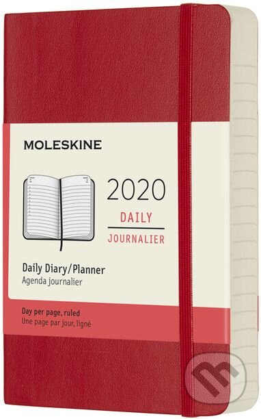 Moleskine – 12-mesačný červený diár 2020, Moleskine, 2019