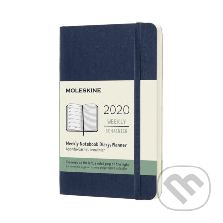 Moleskine – 12-mesačný modrý plánovací diár 2020, Moleskine, 2019