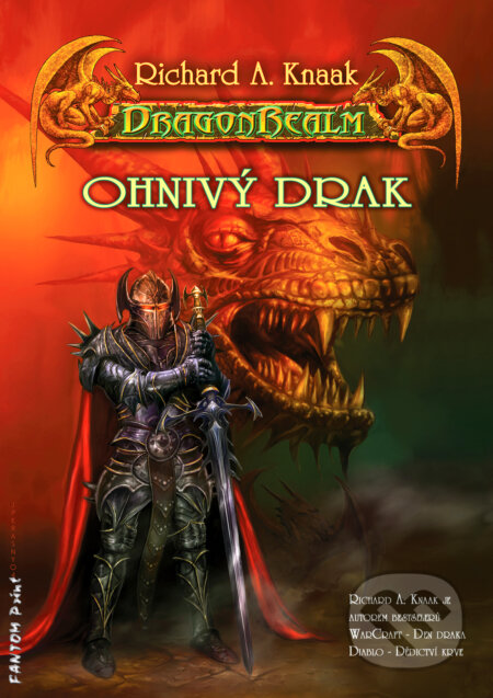 DragonRealm 1 – Ohnivý drak - Richard A. Knaak, FANTOM Print, 2014