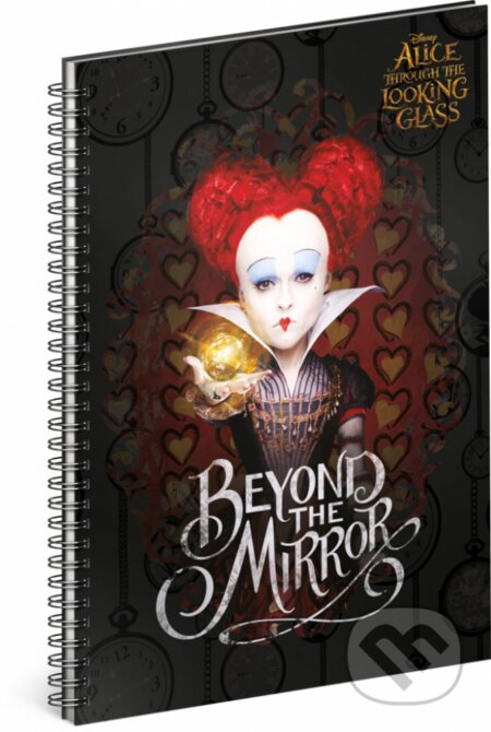 Spirálový blok "Beyond the mirror" - Queen (linajkovaný, A4)