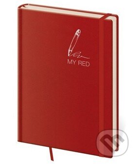 Zápisník My Red M tečkovaný, Helma