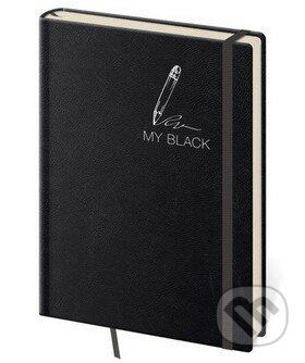 Zápisník My Black L čistý, Helma