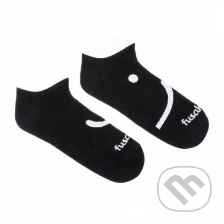 Členkové ponožky smajlík čierne M, Fusakle.sk, 2019