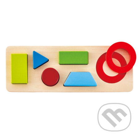 Vkladacie puzzle obojstranné Geometria - puzzle z kategorie Maxi dílky