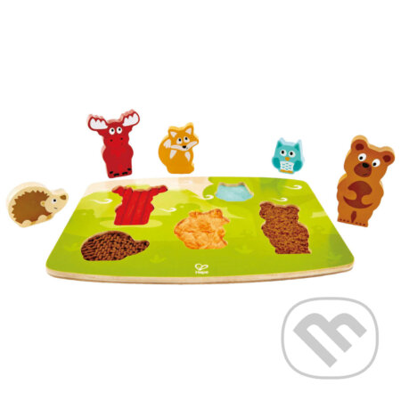 Hape Puzzle na desce - Lesní zvířátka