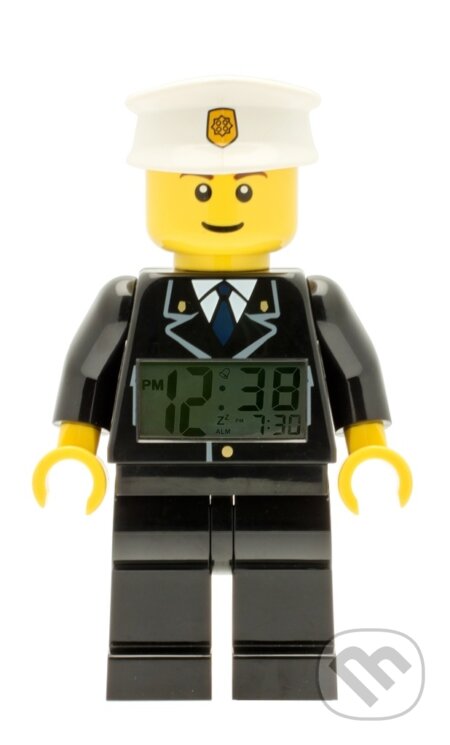 LEGO City Policeman - hodiny s budíkem, LEGO, 2019