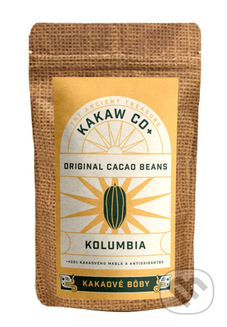 Kávy a čaje: Kakaové bôby (Kakaw Co+). Kakaw Co+, 2019