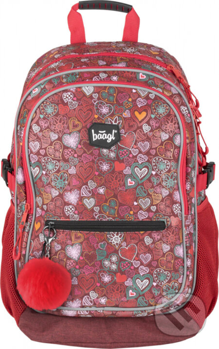 Školní batoh Baagl Klasik Love, Presco Group, 2018