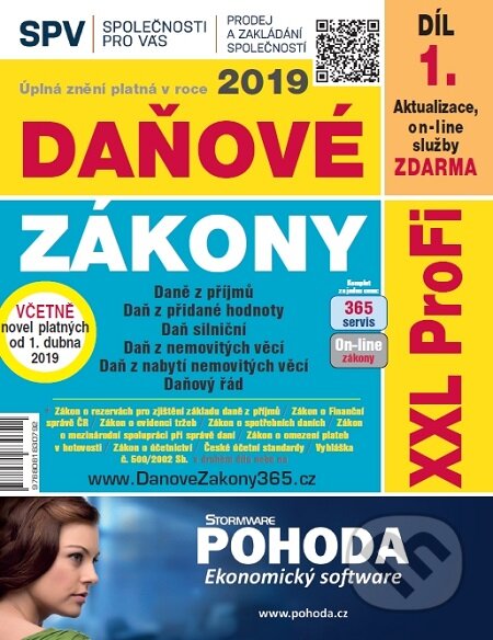 E-kniha: Daňové zákony 2019 ČR XXL ProFi (díl první, první vydání) (DonauMedia). DonauMedia, 2019
