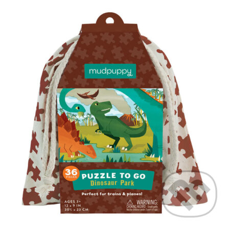 Puzzle Dinosaury 36ks vo vaku, Mudpuppy, 2019