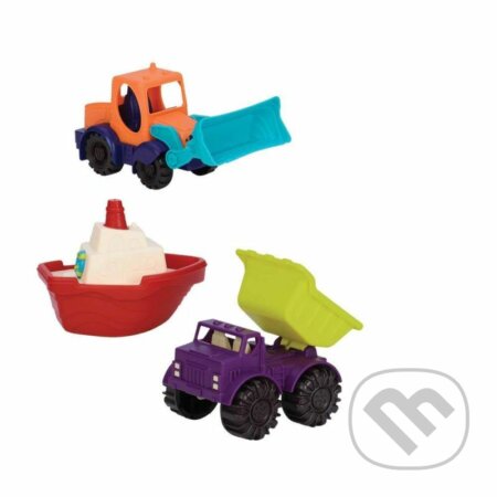 Mini vozidlá 3ks, B.Toys, 2019