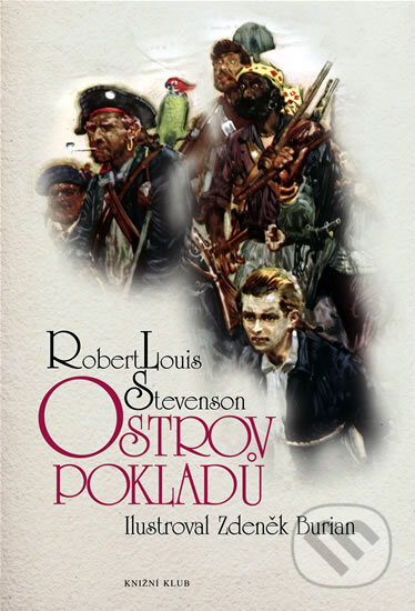 Ostrov pokladů - Robert Louis Stevenson, Knižní klub, 2008