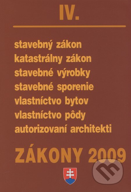 Zákony 2009 IV., Poradca s.r.o., 2009