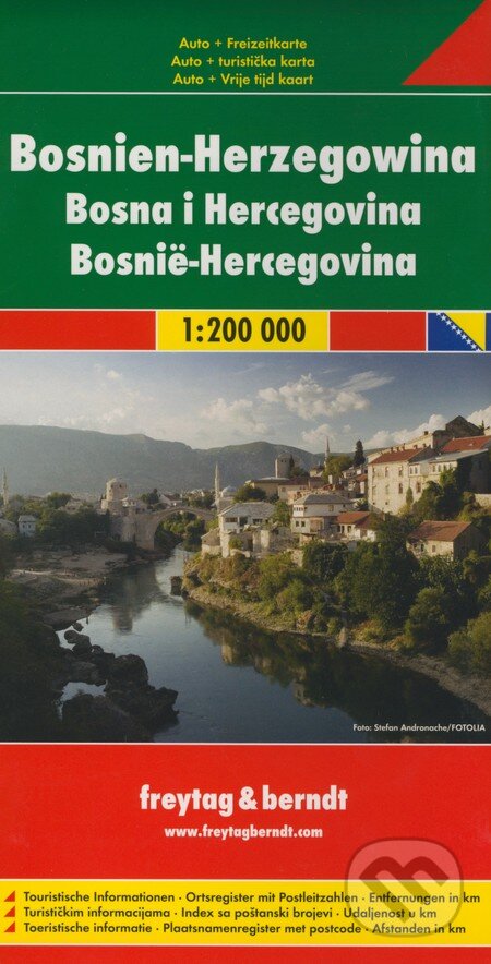 Bosnien-Herzegowina 1:200 000, freytag&berndt, 2014