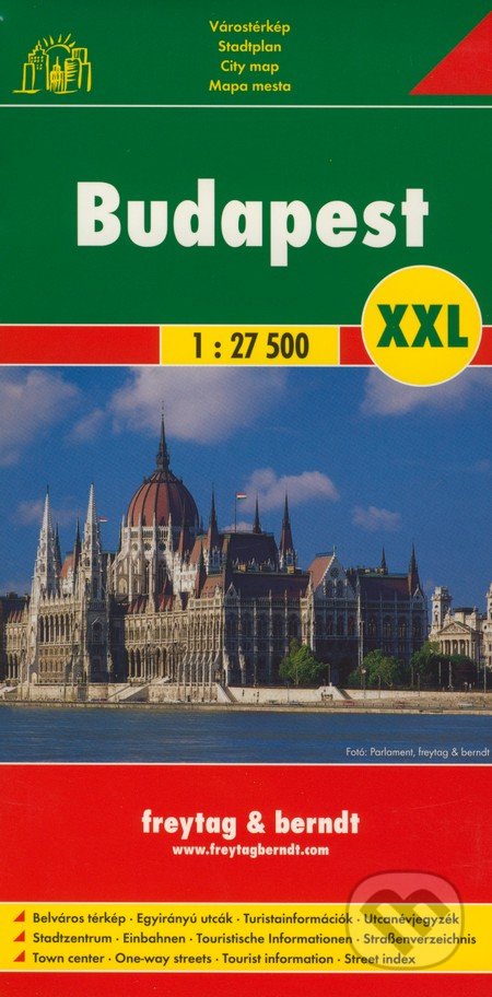 Budapešť  1:27 500, freytag&berndt, 2016