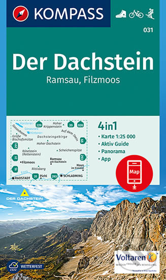 Der Dachstein (Ramsau, Filzmoos; 4 in 1 (WK 31, 1:25.000))