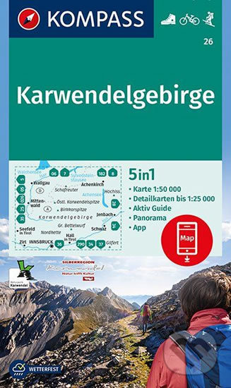 Karwendelgebirge (5 in 1, WK 26, 1:50.000)