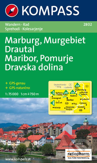 Marburg, Murgebiet, Drautal / Maribor, Pomurje, Dravska dolina, Kompass, 2013