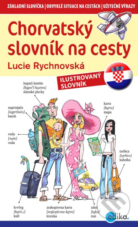 Chorvatský slovník na cesty - Lucie Rychnovská, Aleš Čuma (ilustrácie), Edika, 2017