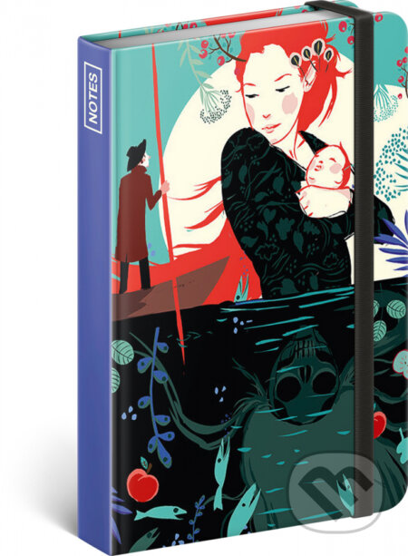 Notes Kateřina Bažantová (linkovaný s gumičkou na uzavření)