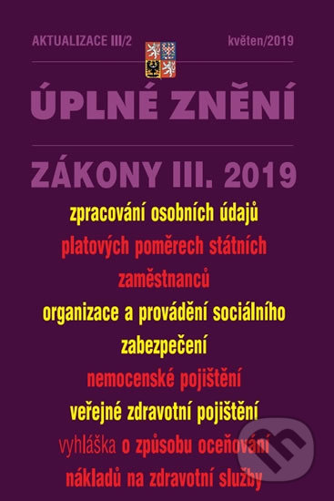 Aktualizace III/2 2019 - Úplné znění po novele
